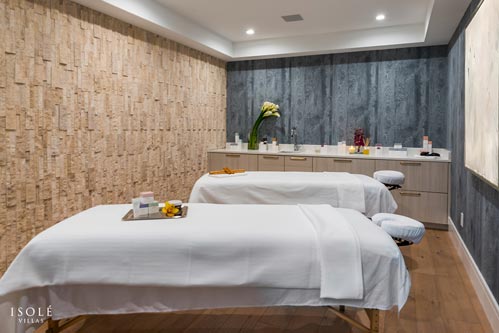 Isolé Villas Massage Room